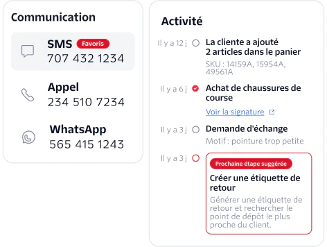 Flex UI supporting sales outreach through the channels customers prefer: SMS, voice calls, WhatsApp
